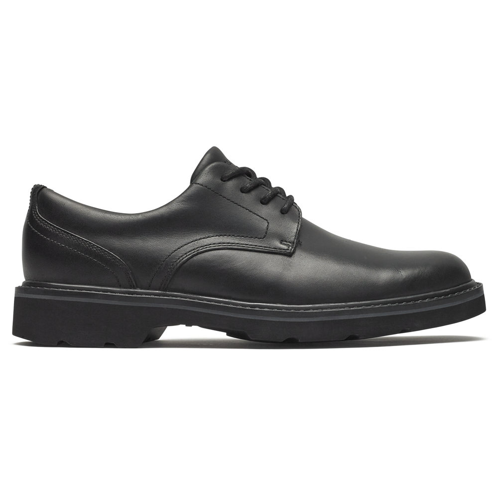 Rockport Oxfords For Mens Black - Charlee Waterproof Plain Toe - SY0153924